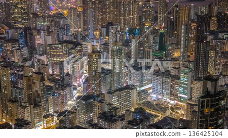 Vibrant night lights illuminate Prince Edward and Sham Shui Po Feb 6 2026 136425104