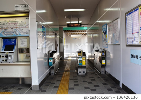 知立市~名鐵牛田站(東岡崎、豐橋方向)檢票口 知立市~名鐵牛田站(東岡崎、豐橋方向)檢票口 136426136