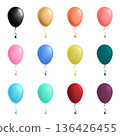 Set of volumetric balloons 136426455