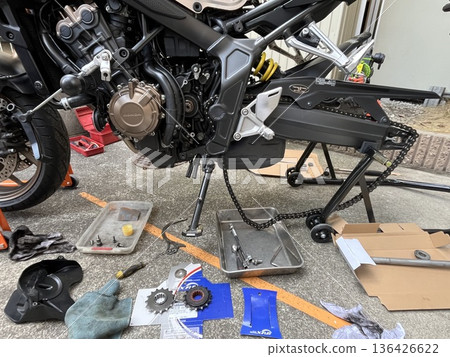 Maintenance of motorcycle 136426622