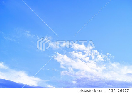 Blue sky and cloud image Blue sky and cloud image 136426977