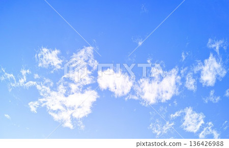 Blue sky and cloud image 136426988