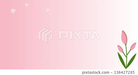 Soft pastel tulip floral frame background with large copy space in the center, perfect for greeting cards, invitations, spring promotions, wedding templates, and social media designs. Soft pastel tulip floral frame background with large copy space in the center, perfect for greeting cards, invitations, spring promotions, wedding templates, and social media designs. 136427285