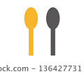 Set of spoon icon illustrations 136427731