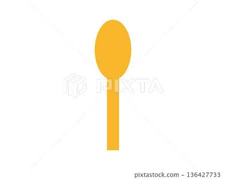 Spoon icon illustration Spoon icon illustration 136427733