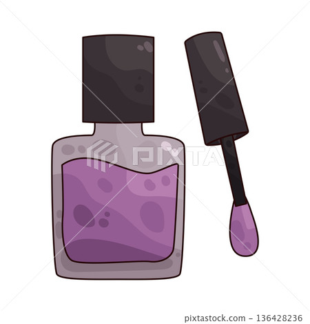 Illustration of Nail polish Illustration of Nail polish 136428236
