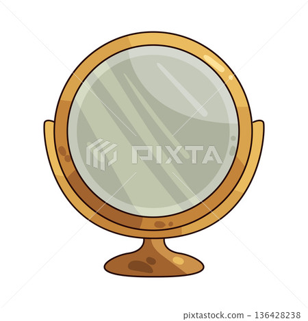 Illustration of mirror Illustration of mirror 136428238