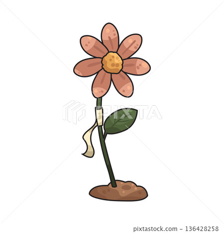 Illustration of blossom Illustration of blossom 136428258