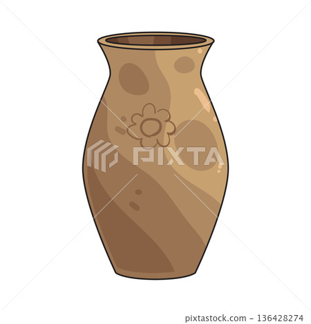 Illustration of Vase Illustration of Vase 136428274