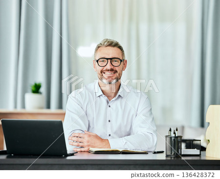 Lawyer, smile and portrait of business man in office for professional, planning and legal consultant. Advocate, pride and manager with face of mature employee for attorney, confidence and director Lawyer, smile and portrait of business man in office for professional, planning and legal consultant. Advocate, pride and manager with face of mature employee for attorney, confidence and director 136428372