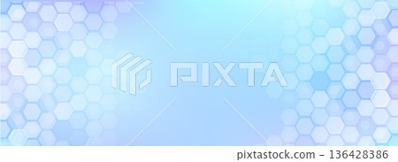 Blue abstract geometric background with hexagons Blue abstract geometric background with hexagons 136428386