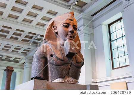 Statue of Ramses II, British Museum 136428789