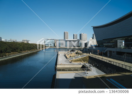 Ariake Arena and Shinonome Canal Ariake Arena and Shinonome Canal 136430006