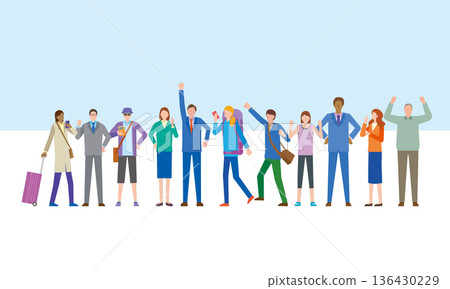 People of all ages 136430229