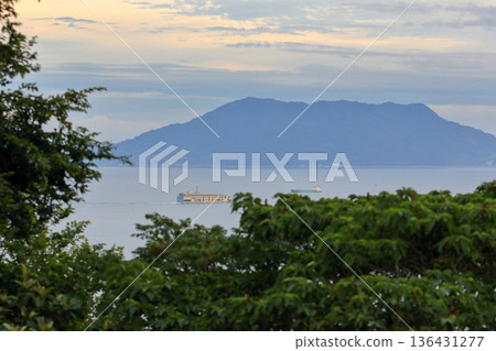 Setouchi scenery as summer turns to autumn 136431277