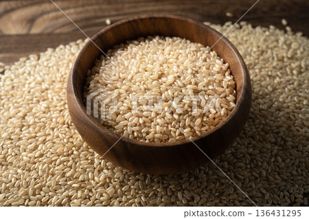 Japanese bran rice Japanese bran rice 136431295