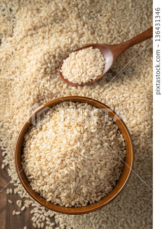Japanese bran rice Japanese bran rice 136431346