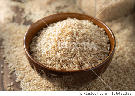 Japanese bran rice Japanese bran rice 136431352