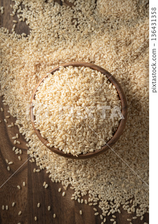 Japanese bran rice Japanese bran rice 136431358