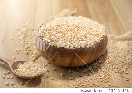 Japanese bran rice Japanese bran rice 136431398