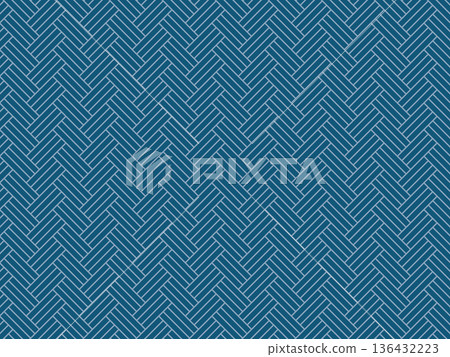靛藍色背景,有柏樹籬笆圖案 靛藍色背景,有柏樹籬笆圖案 136432223