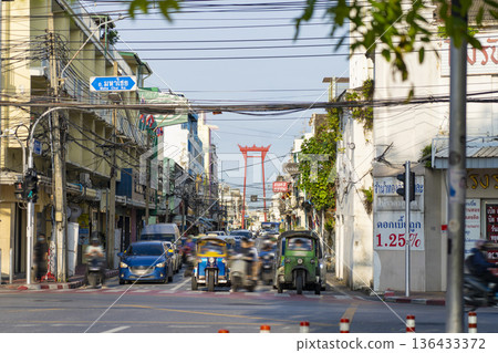 曼谷城市景觀，Sao Ching Cha 136433372
