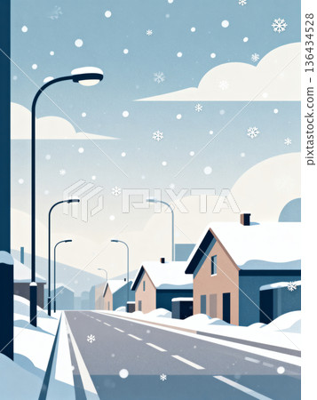 small houses in the city 136434528