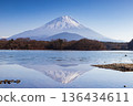 Mt. Fuji wishing from Lake Shoin 136434611