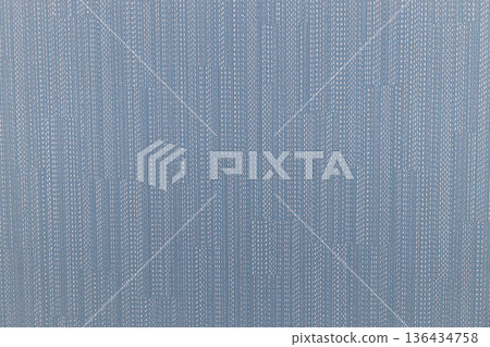 Modern minimalist blue fabric texture with vertical grooves Modern minimalist blue fabric texture with vertical grooves 136434758