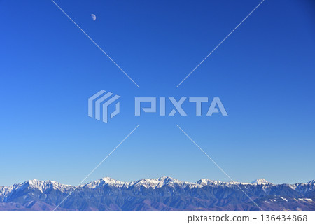 View of the Southern Alps from Senjojiki Cirque 136434868