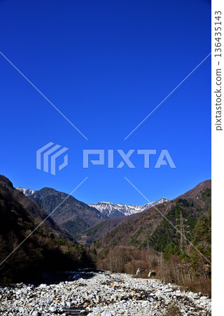 Senjojiki, Central Alps seen from the Otagiri side 136435143