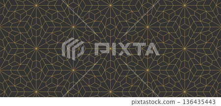 Geometric Abstract Starry Retro Ramadan Pattern Background Geometric Abstract Starry Retro Ramadan Pattern Background 136435443
