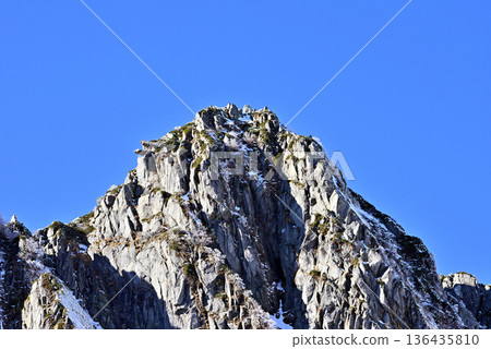 Central Alps Mount Hoken summit Central Alps Mount Hoken summit 136435810