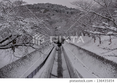雪湖琵琶湖運河 雪湖琵琶湖運河 136435854