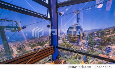 Funchal From Funchal Cable Car, Madeira Funchal From Funchal Cable Car, Madeira 136435860