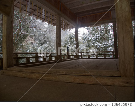 下雪天的雪神神社 下雪天的雪神神社 136435978