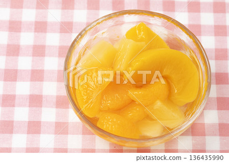 Mixed fruits in a glass bowl 136435990