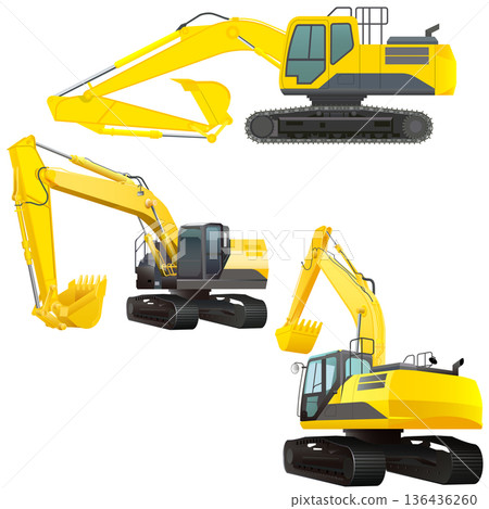 Excavator 136436260