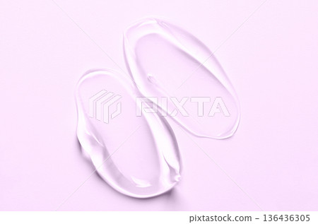 A sample of a moisturizing cosmetic product for the body. Gel or cream or serum for the skin. A sample of a moisturizing cosmetic product for the body. Gel or cream or serum for the skin. 136436305
