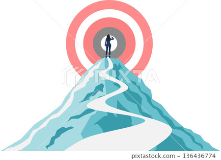 Illustration of capturing a target 136436774