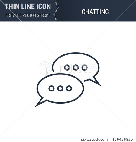 Chatting Icon 136436830