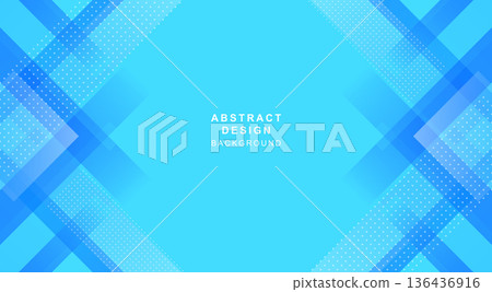 藍色抽象背景材料與對角線和點相結合 136436916