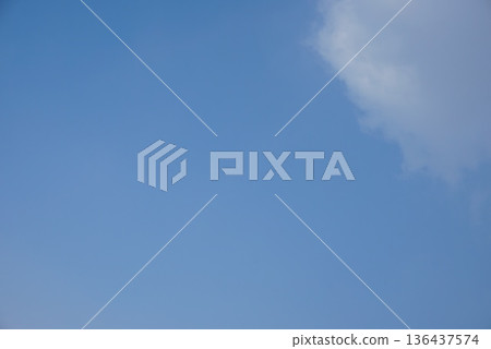Clouds floating in the blue sky 136437574