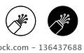 Cable icon design template 136437688