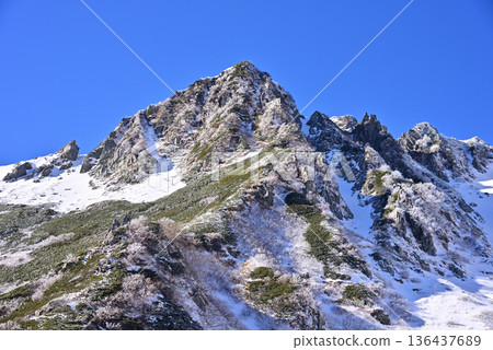 Scenery of the outer periphery of Senjojiki in the Central Alps - Rocky Mountains Scenery of the outer periphery of Senjojiki in the Central Alps - Rocky Mountains 136437689