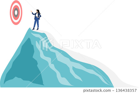 Illustration of capturing a target 136438357