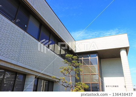 Scenery of Toyoake City Library, Toyoake City, Aichi Prefecture Scenery of Toyoake City Library, Toyoake City, Aichi Prefecture 136438437