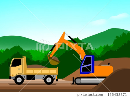 土木工程車輛 土木工程車輛 136438871