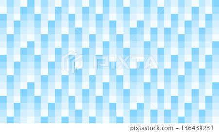 淺藍色漸層方塊線圖案背景 136439231