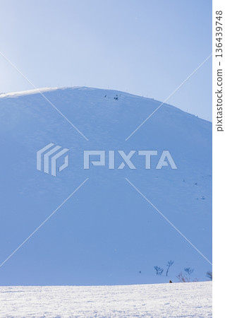 長野縣白馬村八方尾根滑雪場景色 長野縣白馬村八方尾根滑雪場景色 136439748